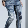 Korean Style Print Pencil Jeans Men -FlexTrend Store P 20210701111104239 736