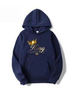 Street Print Long Sleeve Hoodie Men