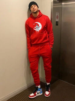 FlexTrend Store 14 Adorable Astronaut Printed 2 Piece Sweatshirts Set