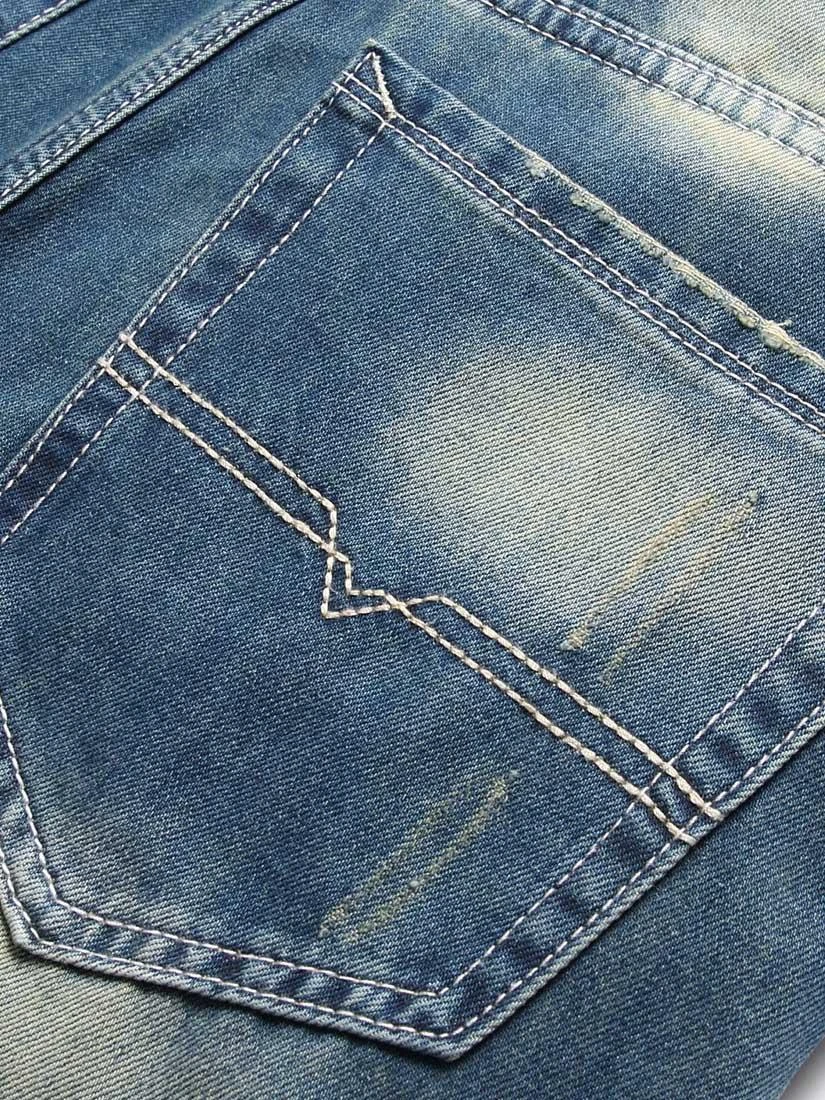 Trendy Contrast Color Jeans Pant For Men 8 Trendy Contrast Color Jeans Pant For Men - Image 6