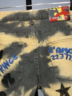 Street Letter Embroidery Mid Waist Denim Jeans -FlexTrend Store P 20211125124734639 168