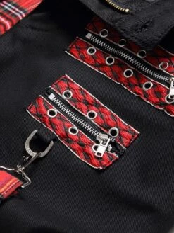 Plaid Contrast Color Patchwork Men Jeans Pant 11 Plaid Contrast Color Patchwork Men Jeans Pant -FlexTrend Store P 20211216153136428 651