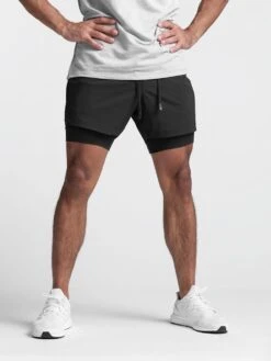 Jogger Gym White Wide Short Pant For Men