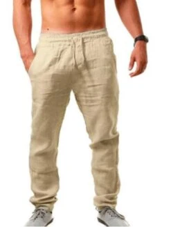 Men Simple Casual Sport Long Pant