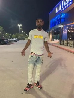 Summer Plain Letter Casual Men T-Shirt