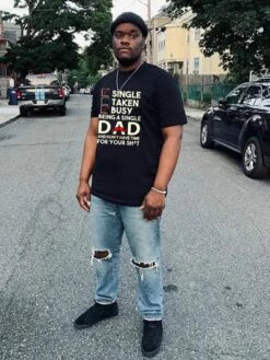 Casual Black Crew Neck Cotton Unisex Tee Tops