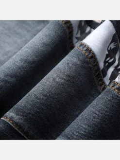 Vintage Camouflage Patchwork Denim Long Pants -FlexTrend Store P 20220219164250003 722