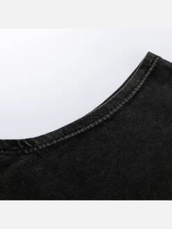 Printed Black Sleeveless Muscle Tank Tops -FlexTrend Store P 20220318175914482 716