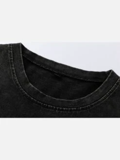 Letter Printed Crew Neck Sleeveless Casual Tank Tops -FlexTrend Store P 20220318180147444 518