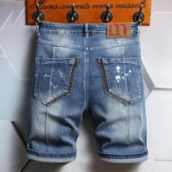 Denim Summer Mid Waist Short Pants For Men -FlexTrend Store P 20220331144658193 190