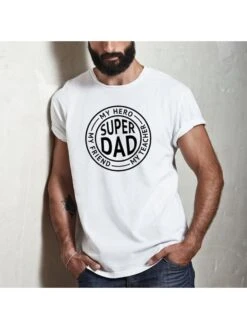 Men's Printing Letter Short Tee