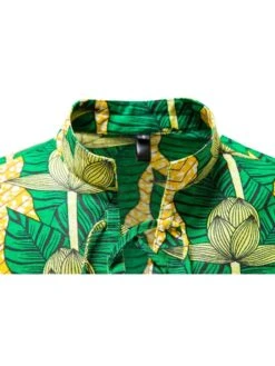 Summer Beach Printed Short Sleeve Shirt For Men -FlexTrend Store P 20220517153842414 513