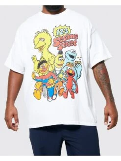 Men's Summer Cartoon Pattern Short Sleeve Tee