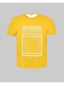 Casual Men's Letter Printed Short Sleeve T-Shirt