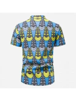 Summer Beach Printing Short Sleeve Shirt -FlexTrend Store P 20220517161943294 612