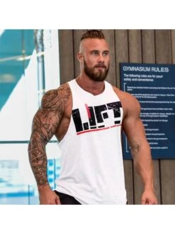 Summer New Style Letter Printed Vest For Men