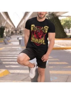 Summer Loose Printed T-Shirt For Men