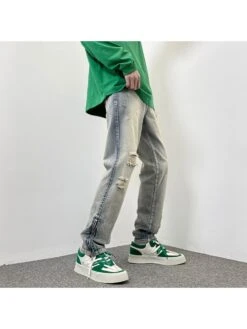 Retro Street Ripped Jeans For Men -FlexTrend Store P 20220524005638676 685