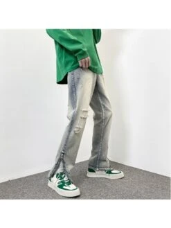 Retro Street Ripped Jeans For Men -FlexTrend Store P 20220524005642899 120