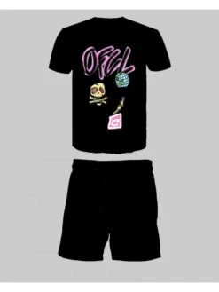 Summer Short Sleeve Printing 2 Piece Sets -FlexTrend Store P 20220606215947414 339