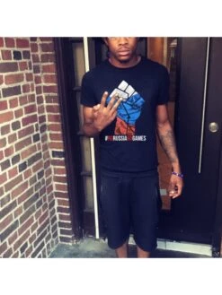 Summer Printing Crew Neck Men's Casual T-Shirt