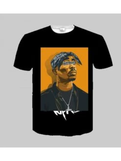 Summer Street Printing Short Sleeve Men T Shirt -FlexTrend Store P 20220622190249870 766