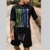 Summer Casual Men Short Sleeve Shorts Set -FlexTrend Store P 20220625180845960 370