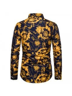 Fall Printed Long Sleeve Printed Shirts For Men -FlexTrend Store P 20220628130303960 301