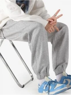 Pure Color Drawstring Sports Simple Pants -FlexTrend Store P 20220718165348428 625