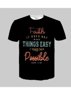 Summer Fashion Letter Printing Men's Casual T-Shirt -FlexTrend Store P 20220721204503901 294