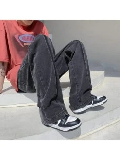 Summer Versatile Men's Pure Color Straight Jeans 11 Summer Versatile Men's Pure Color Straight Jeans -FlexTrend Store P 20220803161528496 911