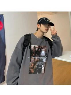 Street Hip-Hop Printing Hoodie Men's Sweatshirts -FlexTrend Store P 20220810120346954 787