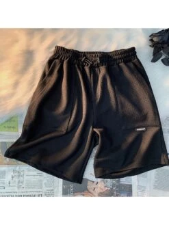 Summer Casual Drawstring Pure Color Men's Shorts -FlexTrend Store P 20220816130904932 321