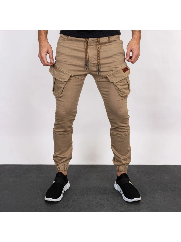 Fashion Casual Pure Color Drawstring Pants For Men 3 Fashion Casual Pure Color Drawstring Pants For Men