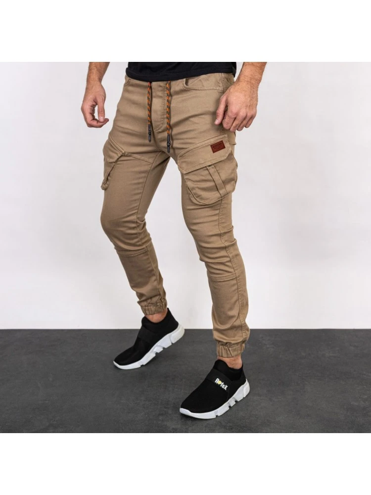 Fashion Casual Pure Color Drawstring Pants For Men 4 Fashion Casual Pure Color Drawstring Pants For Men - Image 2