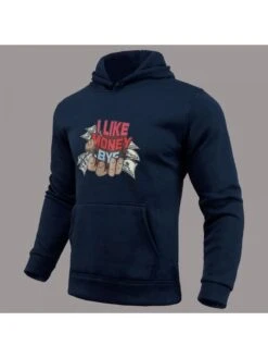 Fashion Casual Letter Printing Hooded Men's Sweaters