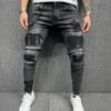 Fashion Patch Pure Color Men's Denim Jeans -FlexTrend Store P 20220923121053496 243