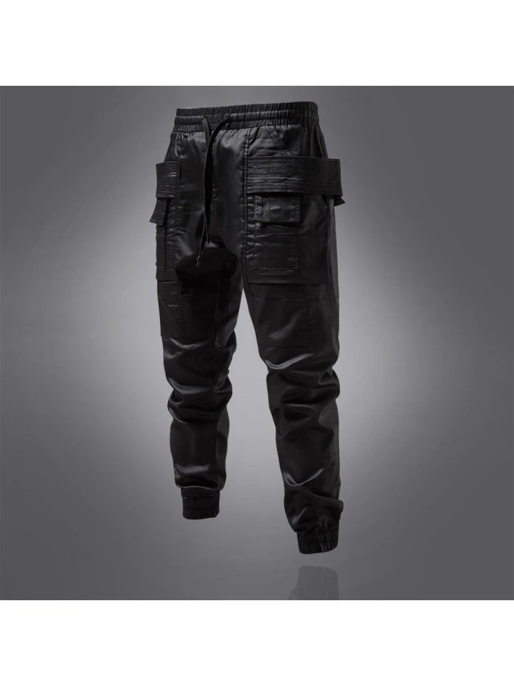 2022 Casual Pure Color Men's Corset Pants 4 2022 Casual Pure Color Men's Corset Pants - Image 2
