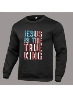 Sports Letter Printed Sweatshirt Tops For Men -FlexTrend Store P 20221011162428338 368