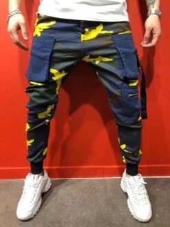 Street Camouflage Pocket Pencil Cargo Pants