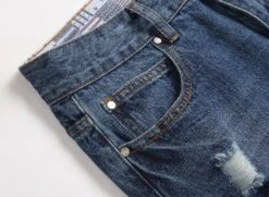 Ripped Patchwork Skinny Men Blue Jean Pants -FlexTrend Store P 20221206152615696 378