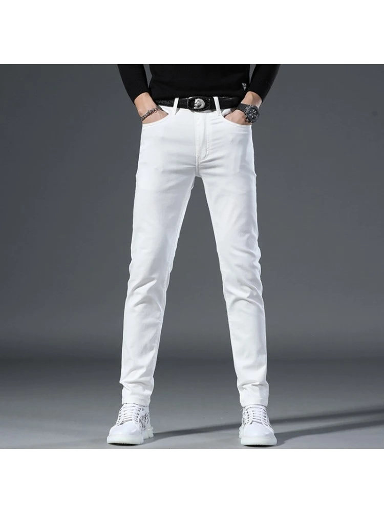 2023 Casual White Denim Jeans For Men 3 2023 Casual White Denim Jeans For Men