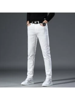 2023 Casual White Denim Jeans For Men 10 2023 Casual White Denim Jeans For Men -FlexTrend Store P 20230318100905711 351