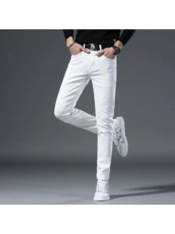 2023 Casual White Denim Jeans For Men 11 2023 Casual White Denim Jeans For Men -FlexTrend Store P 20230318100907918 401