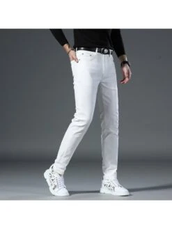 2023 Casual White Denim Jeans For Men 12 2023 Casual White Denim Jeans For Men -FlexTrend Store P 20230318100910110 319