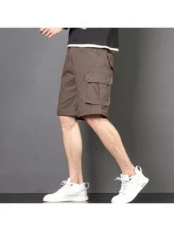 Summer Casual Loose Pure Color Overalls Pants Male -FlexTrend Store P 20230413200047294 966