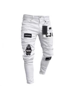 Men Cartoon Pattern Denim Men Pencil Jeans 6 Men Cartoon Pattern Denim Men Pencil Jeans -FlexTrend Store P 20230424195421078 100