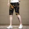 Summer Black Printing Straight-Leg Pants For Men 1 Summer Black Printing Straight-Leg Pants For Men -FlexTrend Store P 20230428203621915 569