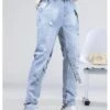 Men's Light Blue Straight Leg Denim Jeans -FlexTrend Store P 20230519191816657 541