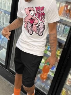 Men Cartoon Letter Tee 2pc Shorts Sets 8 Men Cartoon Letter Tee 2pc Shorts Sets -FlexTrend Store P 20230620203542206 688